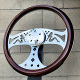 18" Polished Pin-Up Half Wrap