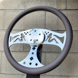 18" Polished Pin-Up Half Wrap