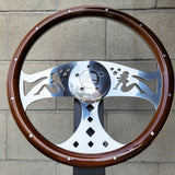 18" Polished Pin-Up Half Wrap