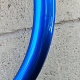 14" Hydro Dipped Metallic Blue Half Wrap