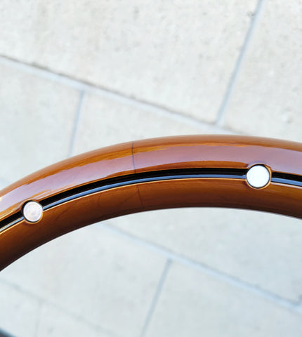 14" Mahogany Half Wrap - Aluminum Rivets