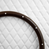 18" Dark Wood Exposed Joints w/ Aluminum Rivets Half Wrap