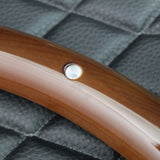 18" Dark Wood Exposed Joints w/ Aluminum Rivets Half Wrap