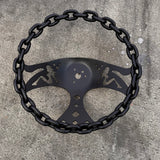 FACTORY SECOND: 11" BLACK PinUp - 3 SPOKE CHAIN