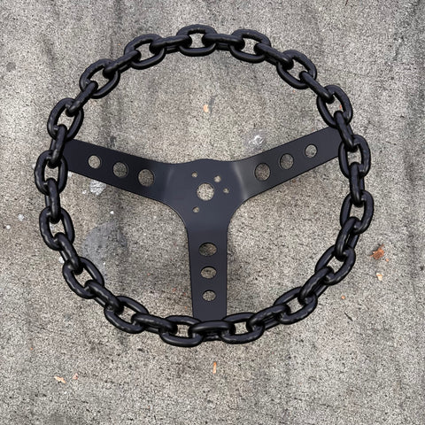 FACTORY SECOND: 11" BLACK 3 SPOKE CHAIN