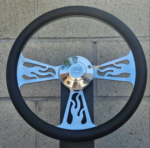 BLACK FRIDAY 2025: 14" Billet Flame - Black Half Wrap