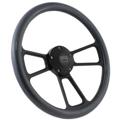 Red Steering Wheel 14" Billet Muscle Style Wheel For Ididit, Flaming River Col E - Foto 4