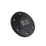 Black Billet Retro GMC Horn Button - 6 Hole