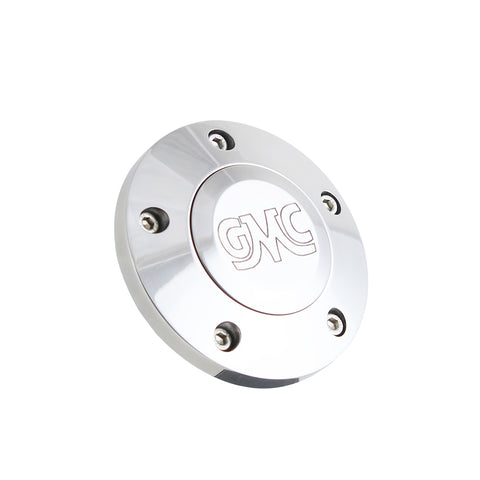 Polished Billet GMC Retro Horn Button - 5 Hole