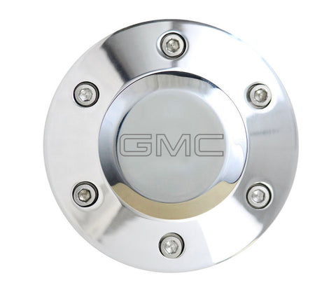 Polished Billet Modern GMC Horn Button - 6 Hole