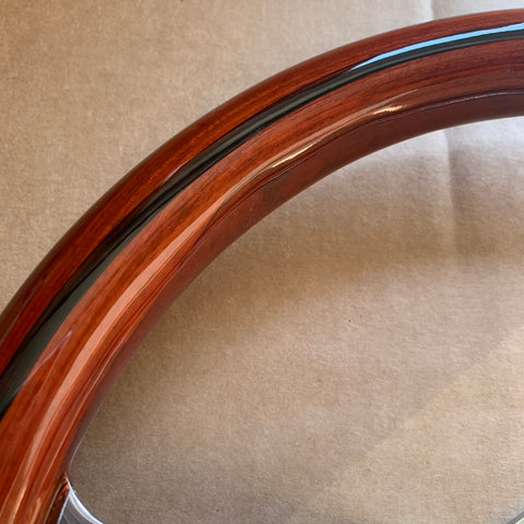 FACTORY 2ND: 14" Chrome Empire - Light Wood Stripes - MINOR DEFECTS