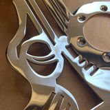 FACTORY 2ND: 15" Chrome Pistol - Dark Wood - MODERATE DEFECTS