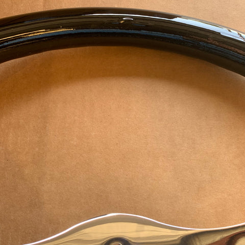 FACTORY 2ND: 18" Chrome Dual Classic - Black- MODERATE Defects