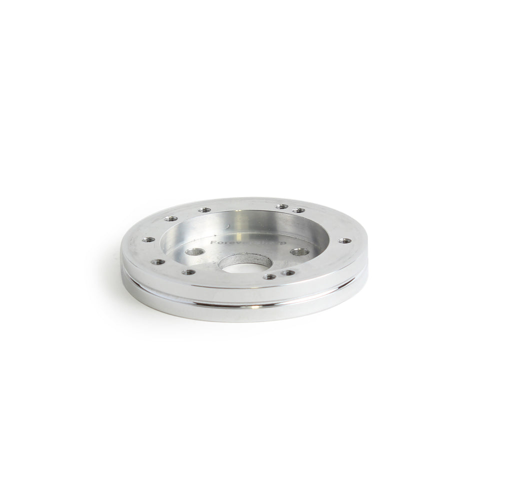 Forever Sharp 6-Hole Horn Button – Polished Aluminum – Universal Steering Wheel Horn Kit – HP6